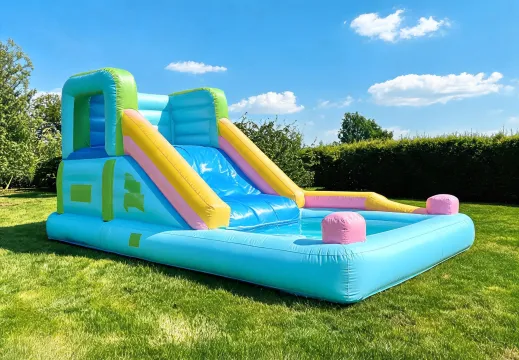 Outdoor inflatable backyard play equipment