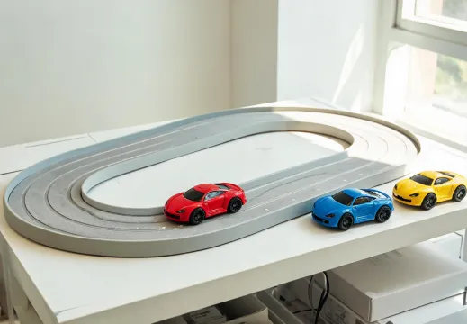 RC and electric toys in retail testing area